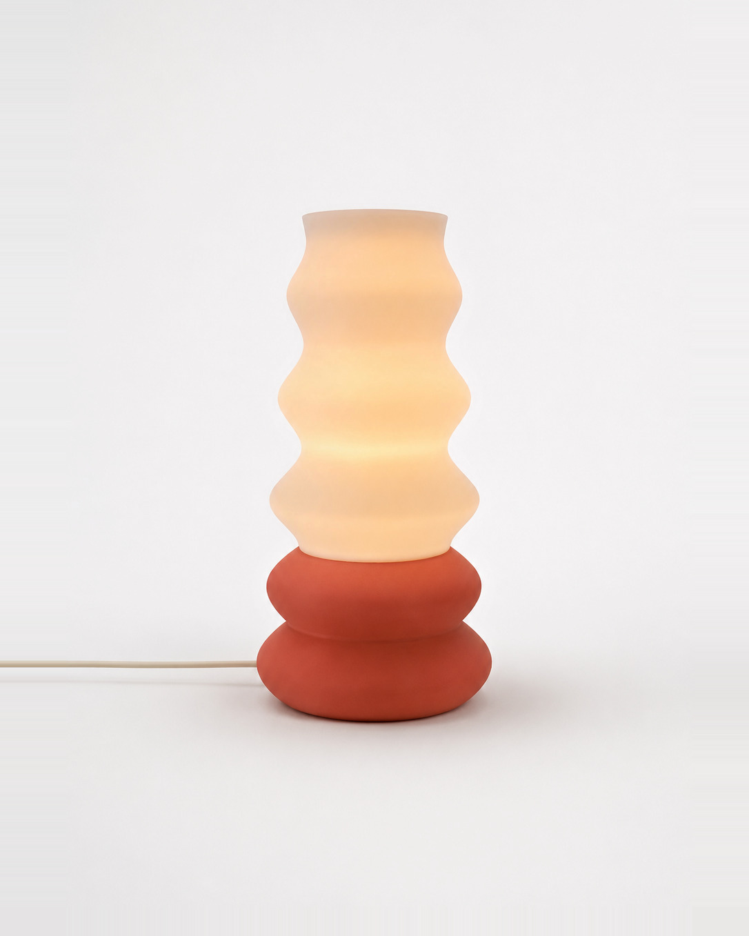tonius lamp — terracotta